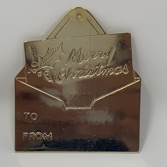 LilliKins vintage metal & paper card Christmas - Picture 2 of 13